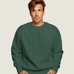 Heavyweight Oversized Bottle Green Sweatshirt